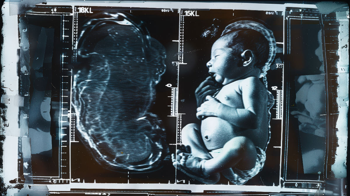 Büyükçekmece'de gerçekleştirilen 4 boyutlu ve detaylı ultrason taraması görseli görseli